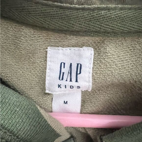 GAP Green Camo Hoodie with Gold Sequins M - Picture 6 of 7